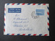 Schweiz 1957 Europa Nr. 647 EF Air Mail Luftpost Beleg Sauberer Stempel Zürich 50 Oerlikon P.P. Nach München - Cartas & Documentos