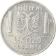 Monnaie, Albania, Vittorio Emanuele III, 0.20 Lek, 1939, Rome, SUP, Stainless - Albanien