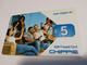 CURACOA  DUTCH $5,- CHIPPIE/GSM PREPAID    FINE  USED      ** 4096** - Antille (Olandesi)