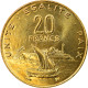 Monnaie, Djibouti, 20 Francs, 1999, Paris, SPL, Aluminum-Bronze, KM:24 - Djibouti