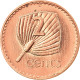 Monnaie, Fiji, Elizabeth II, 2 Cents, 2001, TTB+, Copper Plated Zinc, KM:50a - Fiji