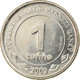 Monnaie, Turkmanistan, Tenge, 2009, SPL, Nickel Plated Steel, KM:95 - Turkmenistan