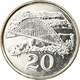 Monnaie, Zimbabwe, 20 Cents, 2002, Harare, TTB+, Nickel Plated Steel, KM:4a - Simbabwe