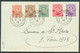 DESTINATION !!  E.P. Carte 10c. + N°150/154 Obl. Sc Ste-ADRESSE du 9-2-1918 Vers Shanghaï (Chine). TB - 16617 - 1918 Rotes Kreuz