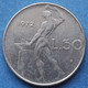 ITALY - 50 Lire 1972 R "Vulcan" KM# 95.1 Republic (1946-2001) - Edelweiss Coins - Andere & Zonder Classificatie