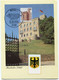 ALLEMAGNE FEDERALE CARTE MAXIMUM DU N°1180 LE CHATEAU DE HAMBACH AVEC OBLITERATION BONN 14-01-1988 - Autres & Non Classés