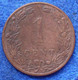 NETHERLANDS - 1 Cent 1906 KM# 132.1 WiIhemina (1890-1948) - Edelweiss Coins - Zonder Classificatie