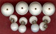 ** LOT  12  BOUTONS  PORCELAINE ** - Botones