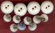 ** LOT  12  BOUTONS  PORCELAINE ** - Botones