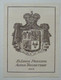 Ex-libris Héraldique Illustré 1900  - Russie ? - ALEXIS TROUBETZKOY - Ex Libris