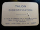 TICKET BAGAGE : TALON D'IDENTIFICATION _ AIR FRANCE _ PARIS - Étiquettes à Bagages