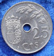 SPAIN - 25 Centimos 1937 KM#735 Francisco Franco (1936-1975) - Edelweiss Coins - Altri & Non Classificati