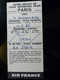 TICKET _ AIR FRANCE _ ORLY SUD _ VOL AF 2565 _ VINTAGE - Boarding Passes