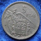 SPAIN - 5 Pesetas 1957 *73 KM# 786 F. Franco (1936-1975) - Edelweiss Coins - Otros & Sin Clasificación
