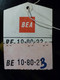 ETIQUETTE BAGAGE : BEA _ BRITISH AIRWAYS _ LEEDS - Étiquettes à Bagages