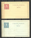 MACAU 1903/1905 Postal Stationery Ganzsachen Kartenbriefe Cartao Postal, Unused - Briefe U. Dokumente