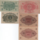 Série De 10 Billets De Darlehenskaffenschein : 1-1-2-2-2-5-5-20-20-50 Mark 1914-1920 - Collections