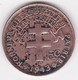 MADAGASCAR. FRANCE LIBRE. 1 Franc 1943. BRONZE, Lec 94 - Madagaskar