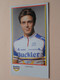 TOINE POELS ( BUCKLER Cycling Team ) Publi Folder Reclame ( Bucker Beer ) ! - Cyclisme