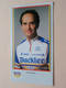 NOËL SEGERS ( BUCKLER Cycling Team ) Publi Folder Reclame ( Bucker Beer ) ! - Cyclisme