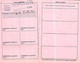 Itre De Transport Ticket INDIVIDUEL TRAIN  P L M Chemins De Fer  RETOUR PARIS PIERRELATTE - Europe