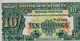 British Banknoten 5 Stück Each With Ten Shilling BB 7 - British Troepen & Speciale Documenten