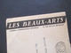 Belgien 1934 König Albert I. Nr.308 EF Umschlag Les Beaux-Arts Journal D`Information Artistique Auslandsbrief Nach Paris - Brieven En Documenten