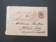 Belgien 1879 Ganzsache P 10 ?! Mit Zusatzfrankatur Leon Pasquier Bruxelles Nach Rhode... - Briefkaarten 1871-1909