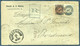 1884 Denmark 36 Ore Mixed (16 Ore Bi-colour + 20ore Coat Of Arms) Franking Registered Cover Copenhagen - Bordeaux France - Storia Postale