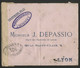 GRECE GREECE N°179 Bloc De 25 Au Verso D'une Lettre Pour Lyon Avec Censure En 1916 (voir Description) - Covers & Documents