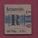 061220A - TICKET CHEMIN DE FER TRAMWAY - ALLEMAGNE BERT ROTTMANNSCHOEH R 6147 10 Pfg S.21 - Europa