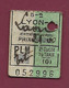 061220A - TICKET CHEMIN DE FER TRAMWAY - FRANCE LYON LAON 5-2 PLM 2e Classe 1/2 Tarif 052996 - Europa