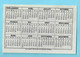 Calendrier Publicitaire JAMBON OLIDA 52 Rue Raspail Paris Texture Plastifiée Souple 8, 5 Cm Sur 5, 7 Cm - Petit Format : 1921-40