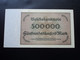 ALLEMAGNE * : 500 000  MARK   1.5.1923     CA 87f,  ** / P 88b     SUP+ - 500.000 Mark