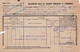 2 Scans Timbres Fiscaux Déclaration Pour Les Douanes Françaises Et étrangères Chemin De Fer Du Nord Valenciennes - Other & Unclassified