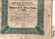 Obligation De 500 Frcs Au Porteur - Entreprises Et Exploitations Sucrières S.A. - Bruxelles 1923. - Agriculture