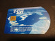 NOUVELLE CALEDONIA  CHIP CARD 25  UNITS  TROPICAL FISH, CARTE SPECIAL SHAPE      ** 4182 ** - New Caledonia