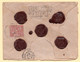 Lettre Chargée De Monaco Vers Antibes. C à Date Du 6/07/1906. Cachets De Cire Et Timbre Monaco Au Verso. - Covers & Documents