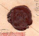 Lettre Chargée De Monaco Vers Antibes. C à Date Du 6/07/1906. Cachets De Cire Et Timbre Monaco Au Verso. - Lettres & Documents