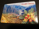 NOUVELLE CALEDONIA  CHIP CARD 25  UNITS PLANTE ENDEMIQUE DU SUD  /FLOER IN THE MOUNTAINS         ** 4192 ** - Nouvelle-Calédonie