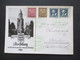 CSSR 1936 Sonderkarte 1. Ausstellung Des Briefmarkensammler Vereins Merkur In Asch (Sudetenland) Grüner Sonderstempel - Brieven En Documenten