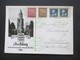 CSSR 1936 Sonderkarte 1. Ausstellung Des Briefmarkensammler Vereins Merkur In Asch (Sudetenland) Grüner Sonderstempel - Lettres & Documents