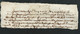Cachet Généralité De Moulins Pour Notaires   1 Sol Et  4 Deniers Sur Fragment Daté  En  1686  Bb 16306 - Cachets Généralité