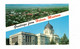 HELENA, Montana, USA, Greetings From, Split-View Described On Back, Old Chrome Postcard - Helena