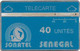 Senegal - Sonatel - L&G - 012B - Blue & Silver, 40Units, 25.000ex, Used - Sénégal