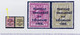 Ireland 1922 Thom Rialtas Black Ovpt On 6d 1s, Each With Variety "R Over Se" Fresh Mint Hinged. - Unused Stamps