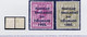 Ireland 1922 Thom Rialtas Black Ovpt On 6d 1s, Each With Variety "R Over Se" Fresh Mint Hinged. - Unused Stamps