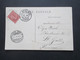 AK Frankreich Le Mans Jardin D'Horticulture Nach St. Gallen Gesendet Mit Rasierklingenstempel ST Gallen BRF. EXP. - Storia Postale