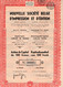 Action De Capital De 100  Frcs Au Porteur - Nouvelle Socièté Belge D'Impression Et D'Edition S.A. - Bruxelles 1947. - Industrie