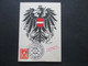 Österreich 1945 Sonderkarte 1. Sonderstempel Im Neuen Österreich Export Musterschau 26.X.1945 - Cartas & Documentos